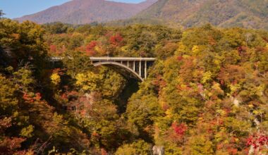 Naruko Gorge in autumn