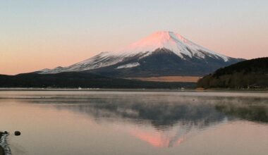 Fuji San from Yamanakako this Morning