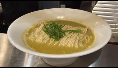Fantastic Oyster Ramen at Hechikan Disciple Chukasoba Sato