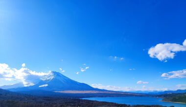 Lake Yamanaka Yesterday