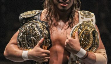 Do you think Tsuji remains a Double Title Holder for very long or will he lose one of the belts fairly soon?