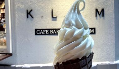 -6 and Hokkaido soft serve ice cream
