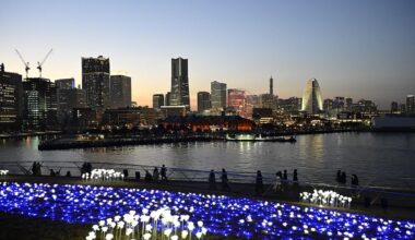 A relaxing early evening in Yokohama