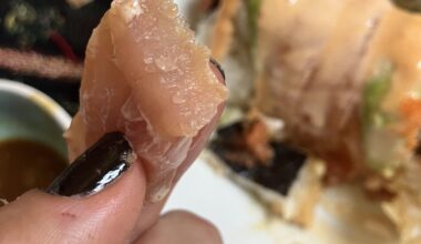 Sushi extremely fish tasting, feel like the color of this tuna is off