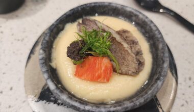 Truffle Abalone Chawanmushi and other quick bites