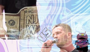 Chris Brookes vs ELP. NJPW World TV Title Match, Wrestle Kingdom 20, January 4 2026. Fan Made Poster.