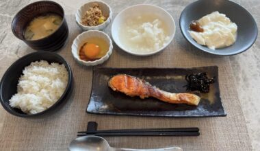[Homemade] Simple Japanese home breakfast