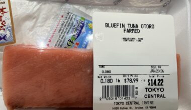 Is this a ripoff? They’re charging ootoro prices, but this looks like chu-toro to me. Am I incorrect or is this priced incorrectly?