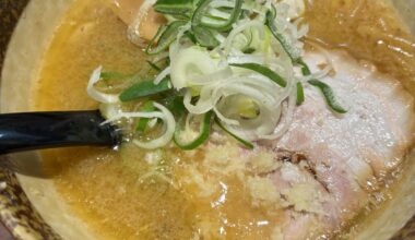 Lately, I've been hooked on miso ramen. It tastes even better in cold Toyama.