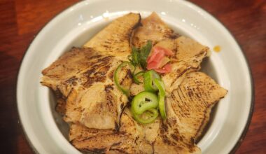 Chashu Don(Braised Pork Belly Rice Bowl)
