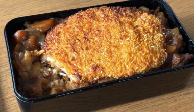 [homemade] Katsu-curry Bento