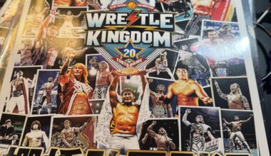 How do you display your NJPW souvenir programs?
