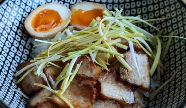 (Homemade) Chashudon