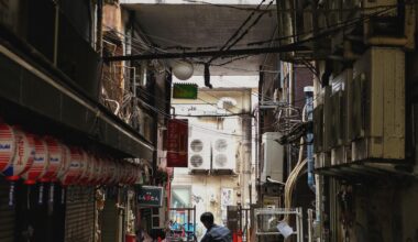 At one of Ueno's beautiful back alleys