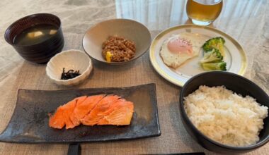 [Homemade] Simple Japanese breakfast at home