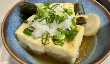 Loaded agedashi tofu