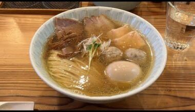 Delicate Top Shio Ramen at Shiosoba Jiku