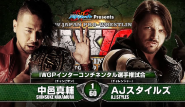 AJ Styles entrance at Wrestle Kingdom 10