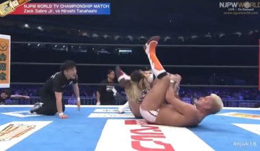 Hiroshi Tanahashi's last ever singles title win