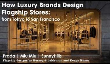 How to Design a Retail Flagship Store? Amazing examples from Tokyo Aoyama