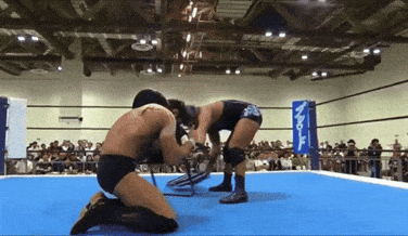 EVIL hits a massive homer on Katsuyori Shibata!