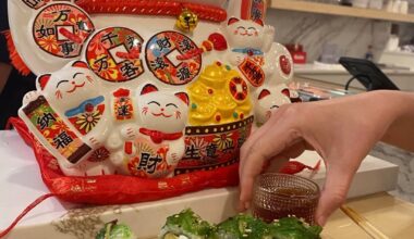 I love working at a sushi restaurant!