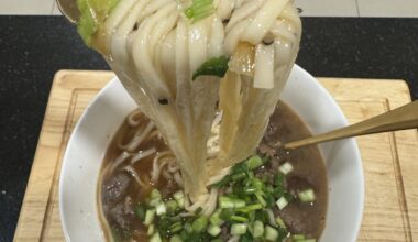 I need help. Udon is flat