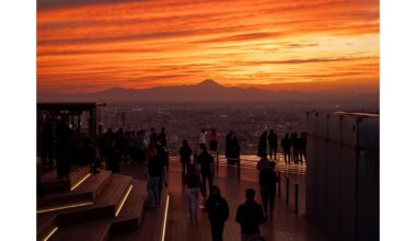 Shibuya Sky sunset