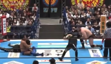 Yuji Nagata and Aaron Wolf deliver JUSTICE onto the House of Torture!
