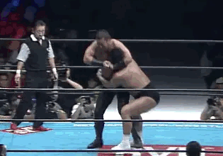 Riki Choshu with a majestic Belly to Back Suplex!