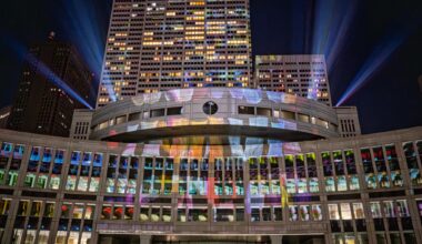 Tokyo Metropolitan Government Building Projection Mapping - Shinjuku