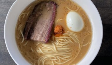 Cold weather = brisket + ramen