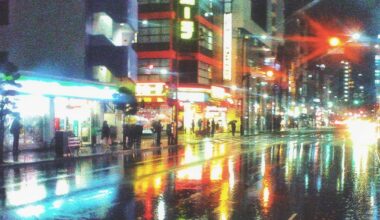 In the rain with a toy camera