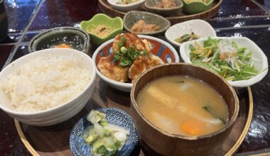 Lunch at my favorite Teishoku spot!