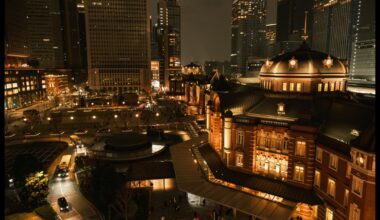 Tokyo Station at Night