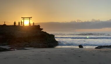 Shirahama Shrine at Shirahama beach in Shimoda, Izu