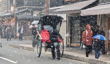 Arashiyama in snow
