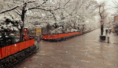 Snow Day in Kyoto