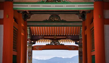 View of Kyoto through Nishimon