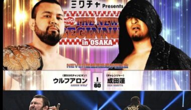 WON ratings for Ren Narita vs Aaron Wolf: -1⭐️