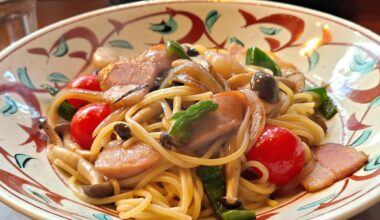 Japanese old style spaghetti