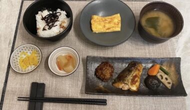 [Homemade] Simple Japanese home meal
