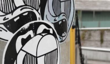 A Small Urban Pleasure: checking out utility poles.