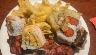 rate my local sushi buffet? 👀