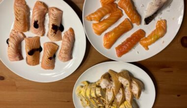 Post workout low carb sushi