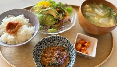 Threw together a little natto lunch