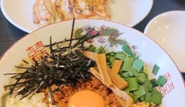 Mazesoba from Wajima city, main city affected by the 2024 Noto Earthquake. (Ramen Ibuki).