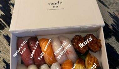 Some people asked sushi identity so my student answered with this: