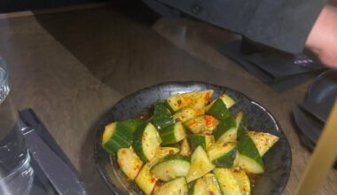 I went to this really cool restaurant today that combines Peruvian food with Japanese food so many different flavors