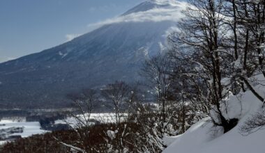 Mount Yotei, Hokkaido, a couple of days ago.